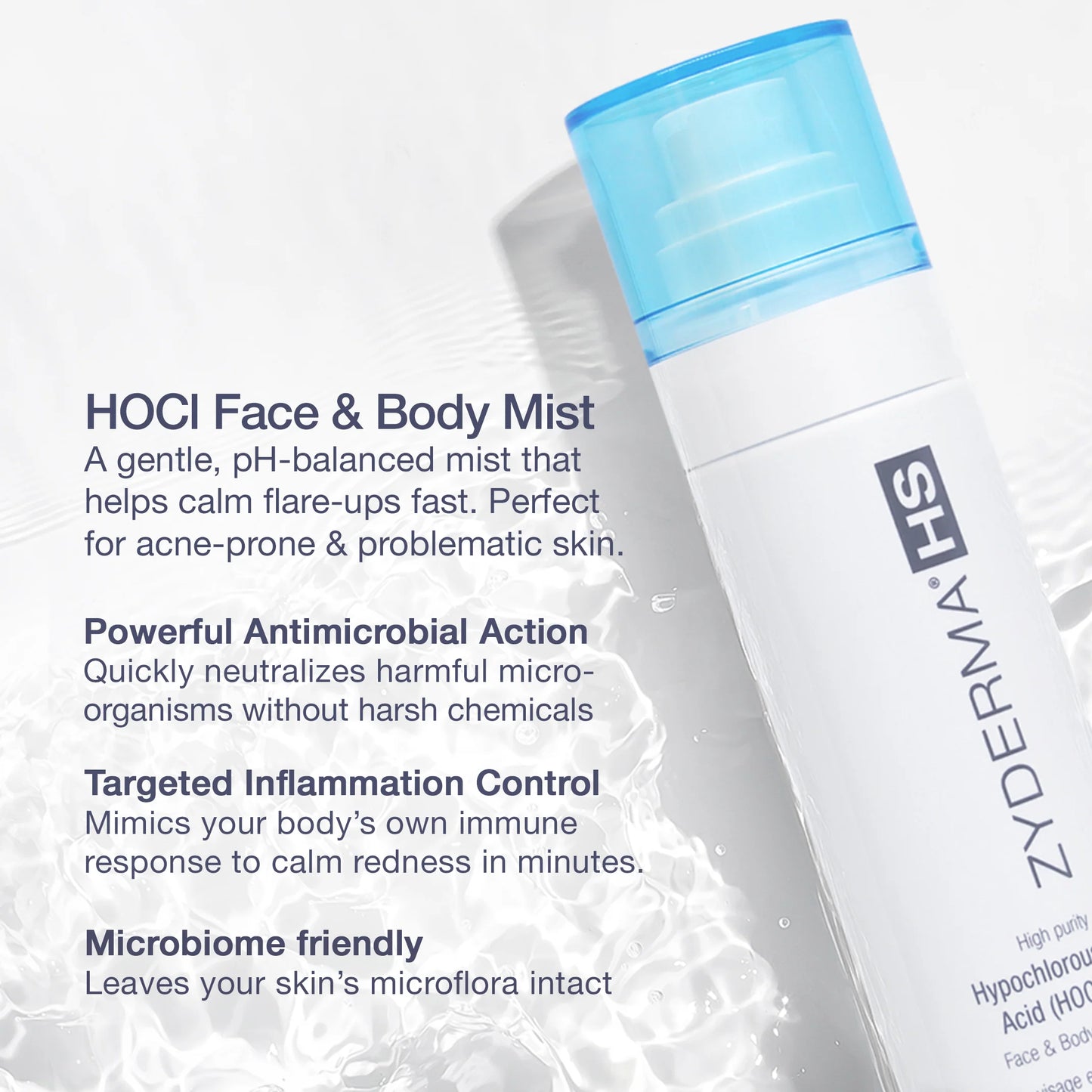 Zyderma Hypochlorus acid HOCL mist