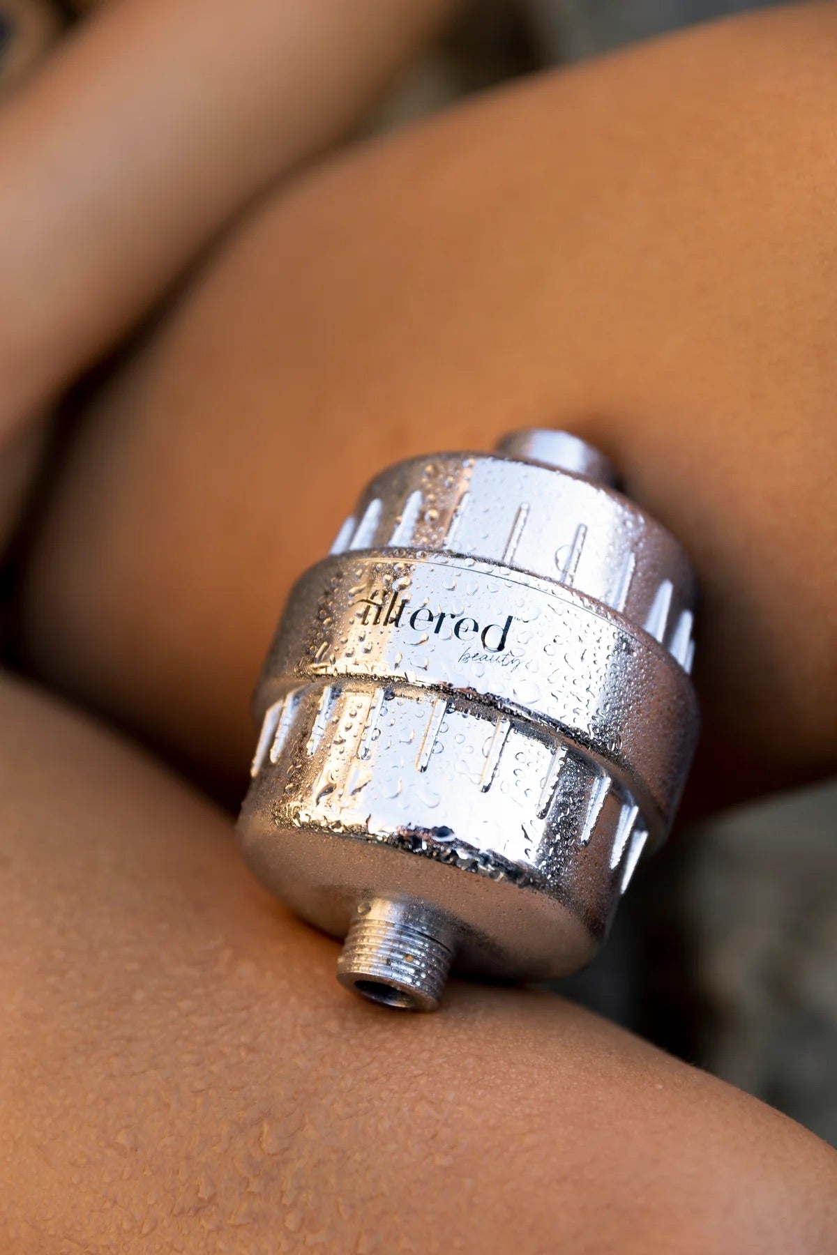 Filtered beauty shower filter - Silver