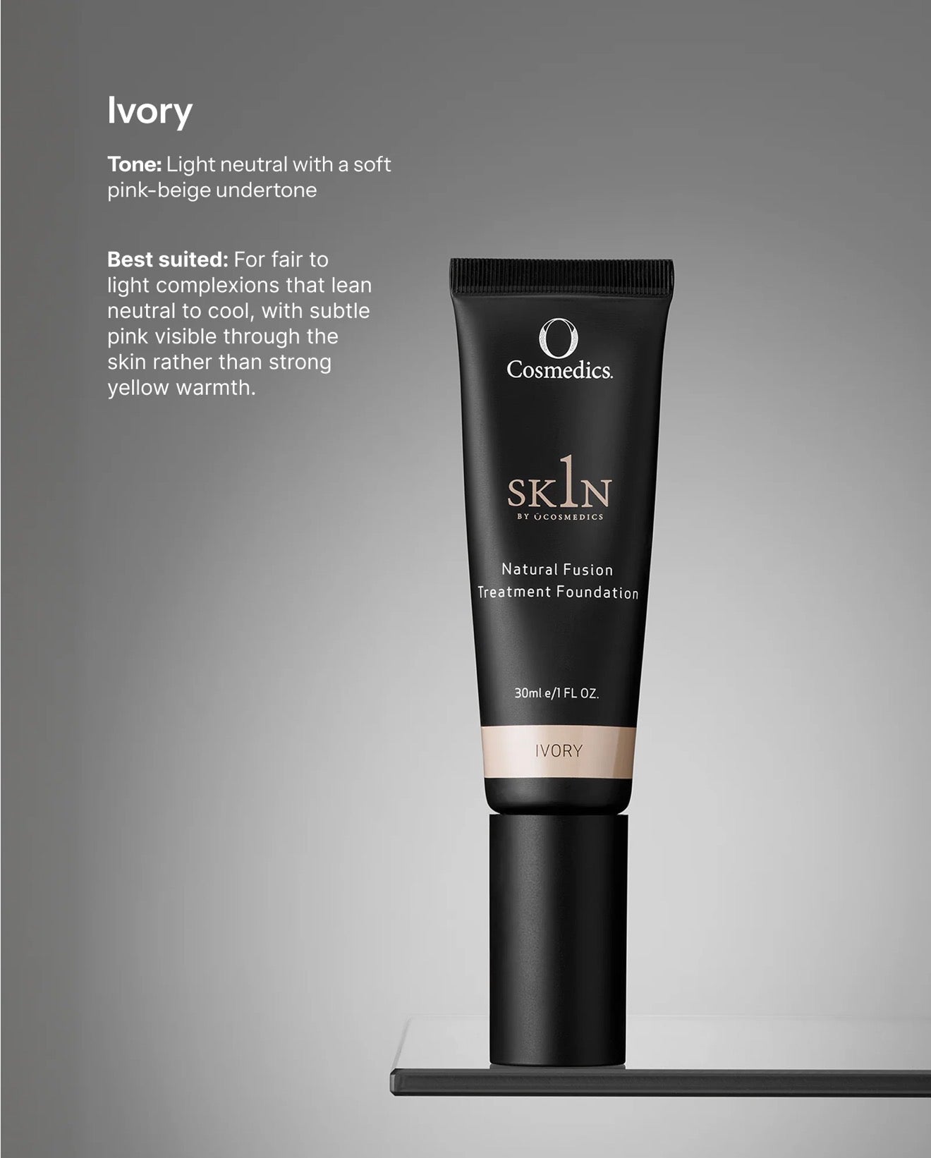 1Skin Treatment foundation - Ivory